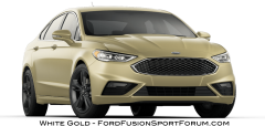 2017 Ford Fusion Sport - White Gold