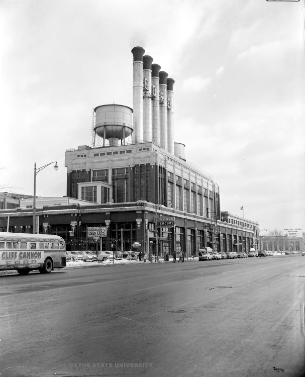 Ford Highland Park, Michigan Plant in the 1950s