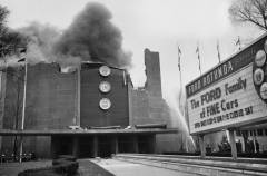 Ford Rotunda 1962 on Fire