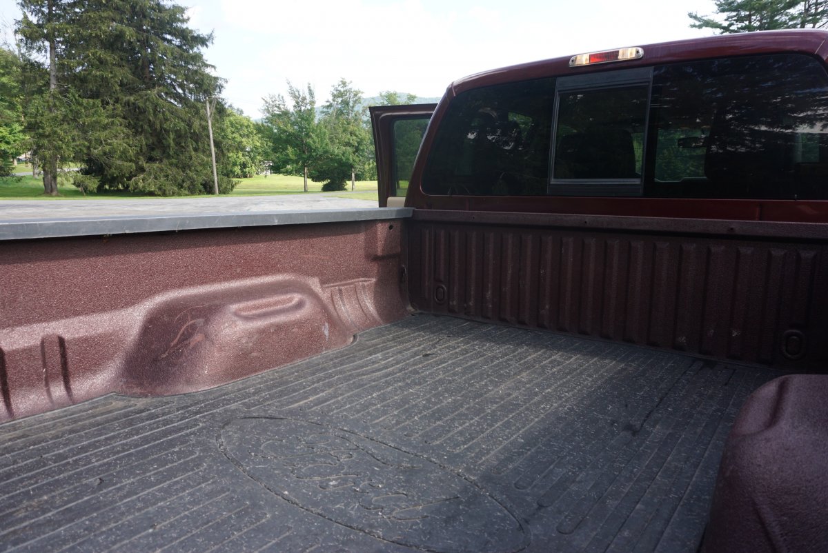 Factory spray in bed liner vs. LineX and others FSeries SuperDuty
