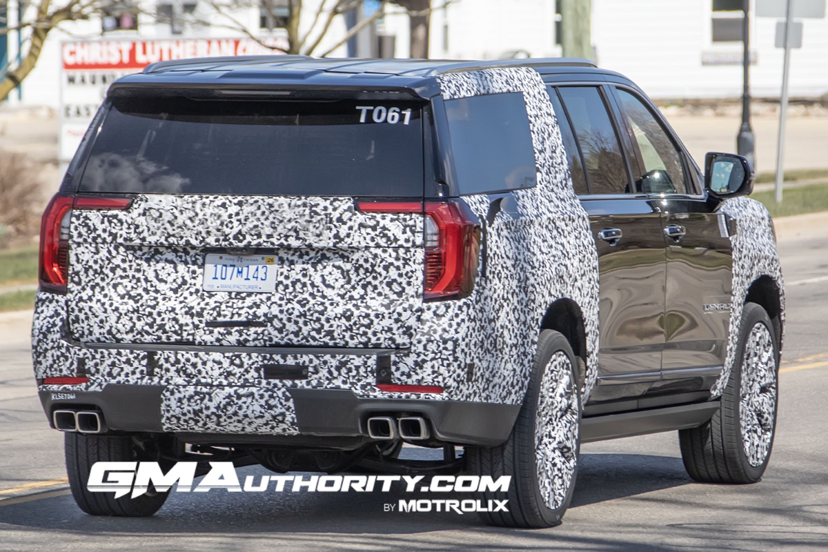 2025 GMC Yukon Interior spied - Competing Products - Blue Oval Forums